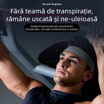 Bandă de susținere sport Wrels, bandă pentru cap, bandă anti-sudare, echipament de baschet fitness, antiperspirant pentru alergare, protecție pentru cap și eșarfă care elimină transpirația