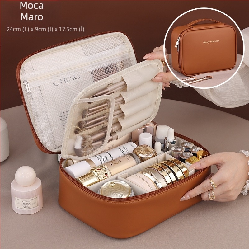 Geantă cosmetică multifuncțională detașabilă portabilă, de vânzare cu amănuntul, de mare capacitate, impermeabilă, pentru călătorii, cosmetice, geantă de toaletă