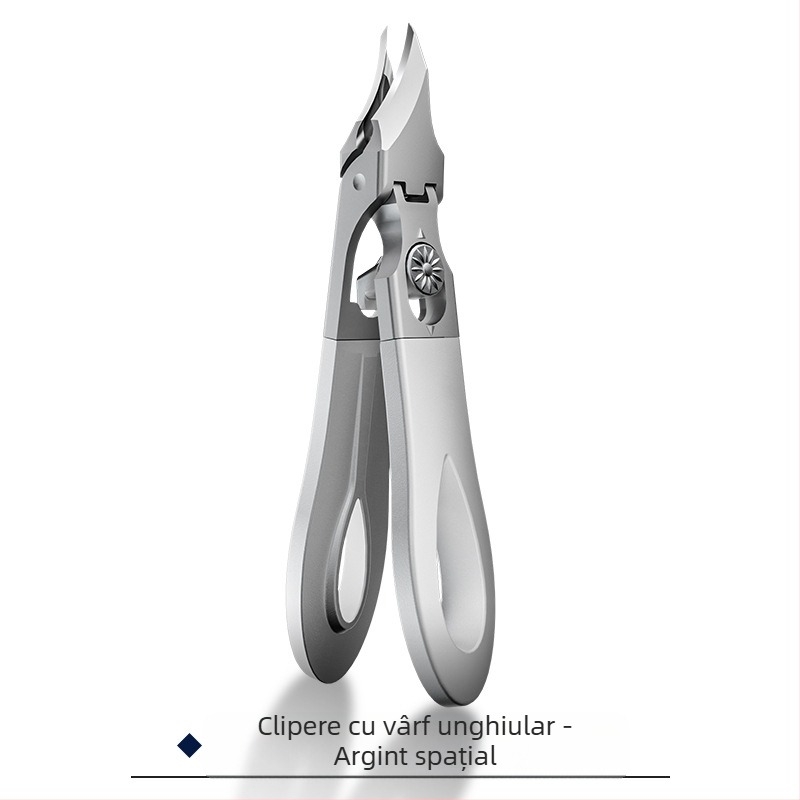 Unghiere noi de înaltă calitate, clește pentru caneluri de unghii, anti-stropire, deschidere mare, tundere pentru unghii groase și dure, instrument compact de manichiură