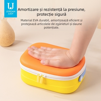 Geantă cosmetică portabilă, geantă de depozitare cosmetică compartimentată de mare capacitate, geantă cosmetică portabilă impermeabilă și rezistentă la presiune, geantă de toaletă de călătorie