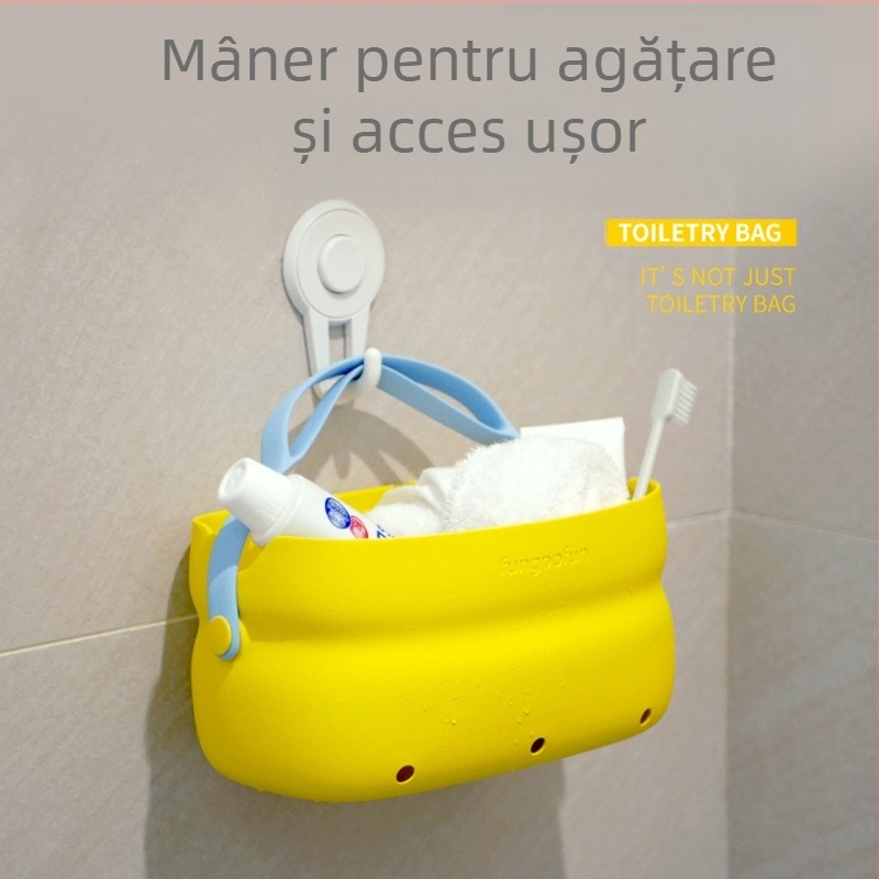 Geantă de toaletă, geantă de cosmetice portabilă impermeabilă de înaltă calitate, stil Ins, geantă cosmetică elegantă, agățabilă pentru bărbați și femei