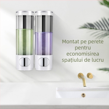 Dezinfectant de mâini pentru baie, hotel Morton, suspendat pe perete, mașină de detergent de bucătărie, dozator de săpun fără perforare, cutie dezinfectantă pentru mâini