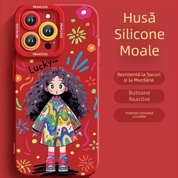 Carcasă de protecție din silicon mată pentru Apple 16, 15plus, 14, 13mini, 12promax, aplicabilă nouă