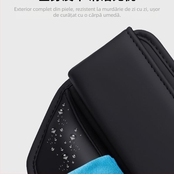 Cutie de depozitare pentru decorațiuni interioare auto, cutie practică de depozitare auto, cutie de depozitare pentru spațiul dintre scaune