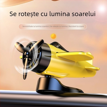 Ornamente creative de bijuterii, avioane rotative cu energie solară, noi accesorii decorative dinamice de joacă la modă în mașină, călăreț