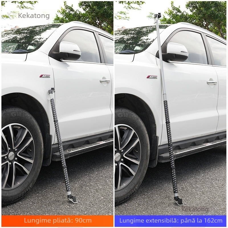 Umeraș auto multifuncțional telescopic pentru haine, mâner spate, capacitate mare, uscător de haine, raft pentru haine auto Metabo