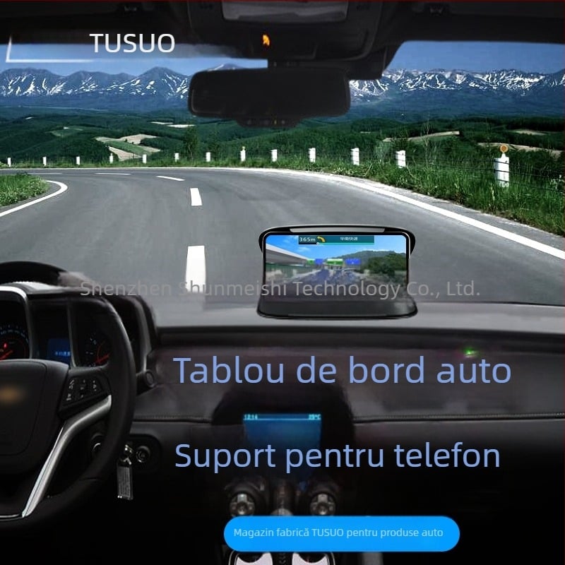 Suport auto pentru telefon mobil, parasolar și protecție solară, model universal de telefon mobil, panou de bord, silicon, vânzări directe din fabrică, transfrontaliere, prima alegere