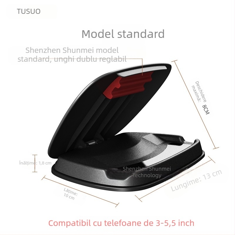 Suport auto pentru telefon mobil, parasolar și protecție solară, model universal de telefon mobil, panou de bord, silicon, vânzări directe din fabrică, transfrontaliere, prima alegere