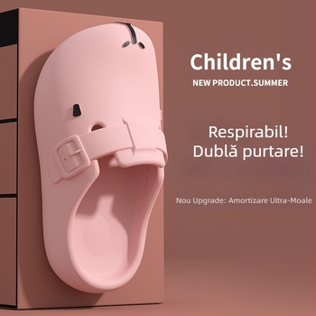 Papuci pentru copii Kapi Bala, vara anului 2025, sandale de plajă antiderapante noi, fete, pantofi cu găuri mari pentru copii