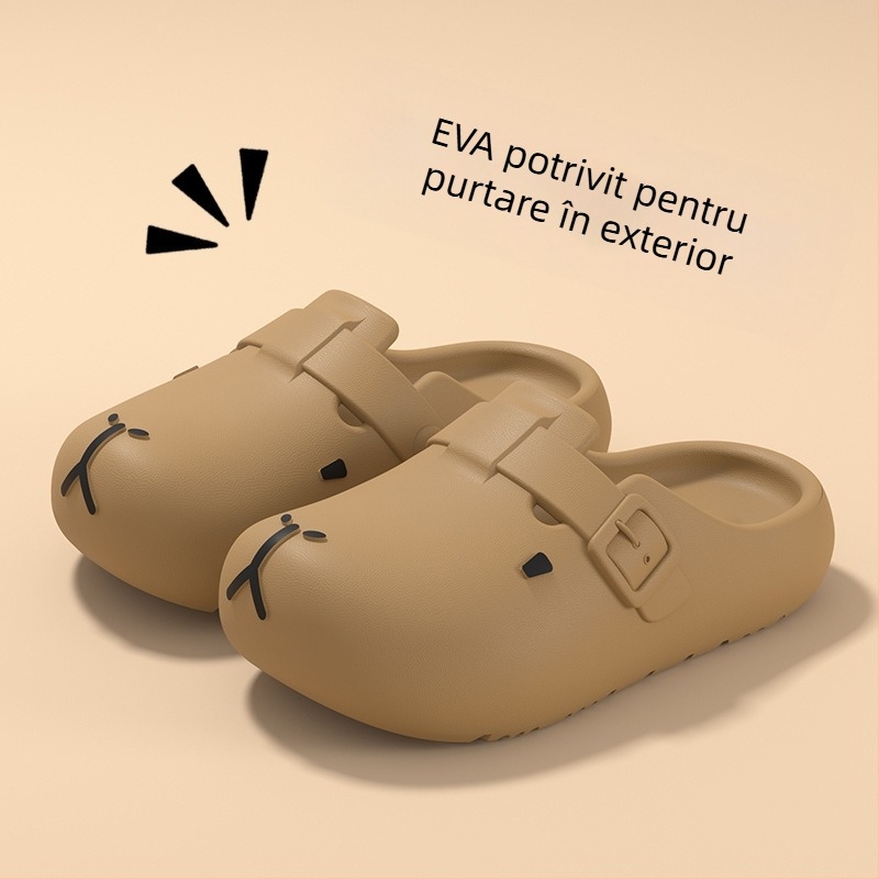 Papuci pentru copii Kapi Bala, vara anului 2025, sandale de plajă antiderapante noi, fete, pantofi cu găuri mari pentru copii