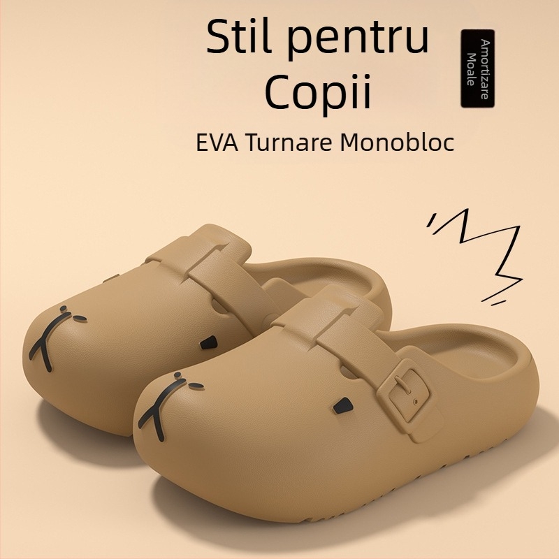 Papuci pentru copii Kapi Bala, vara anului 2025, sandale de plajă antiderapante noi, fete, pantofi cu găuri mari pentru copii