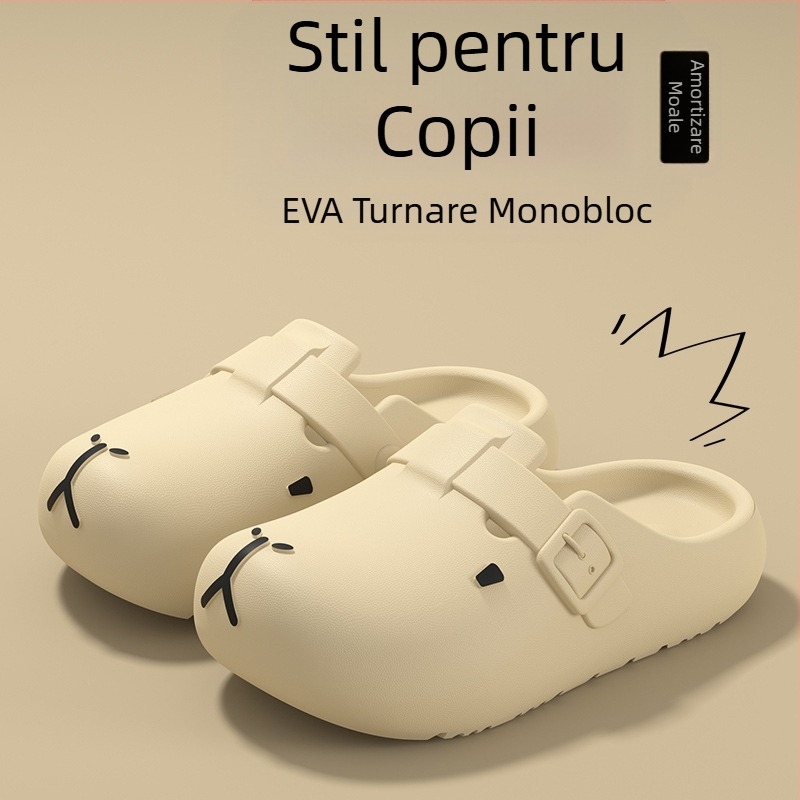 Papuci pentru copii Kapi Bala, vara anului 2025, sandale de plajă antiderapante noi, fete, pantofi cu găuri mari pentru copii