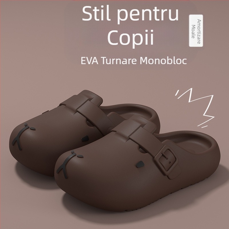 Papuci pentru copii Kapi Bala, vara anului 2025, sandale de plajă antiderapante noi, fete, pantofi cu găuri mari pentru copii