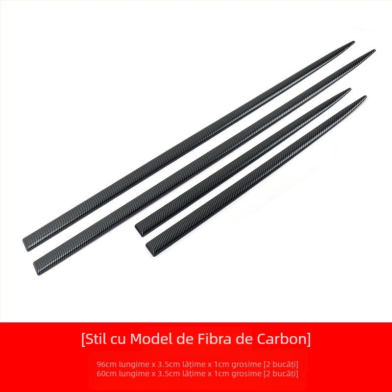 Ejv auto bandă anti-coliziune ușă bandă anti-zgârieturi autocolant anti-zgârieturi caroserie ușă laterală protecție bandă decorativă bandă strălucitoare autocolant adeziv