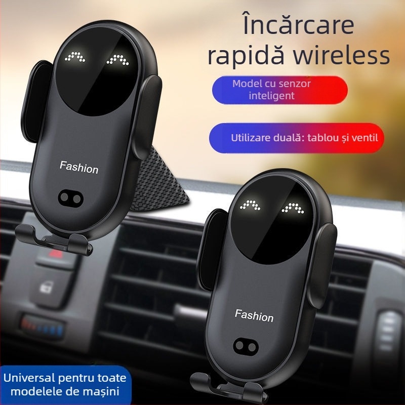 Suport încărcător wireless auto FYl, suport priză aer pentru încărcător auto, navigație auto, suport universal pentru telefon mobil, inducție automată