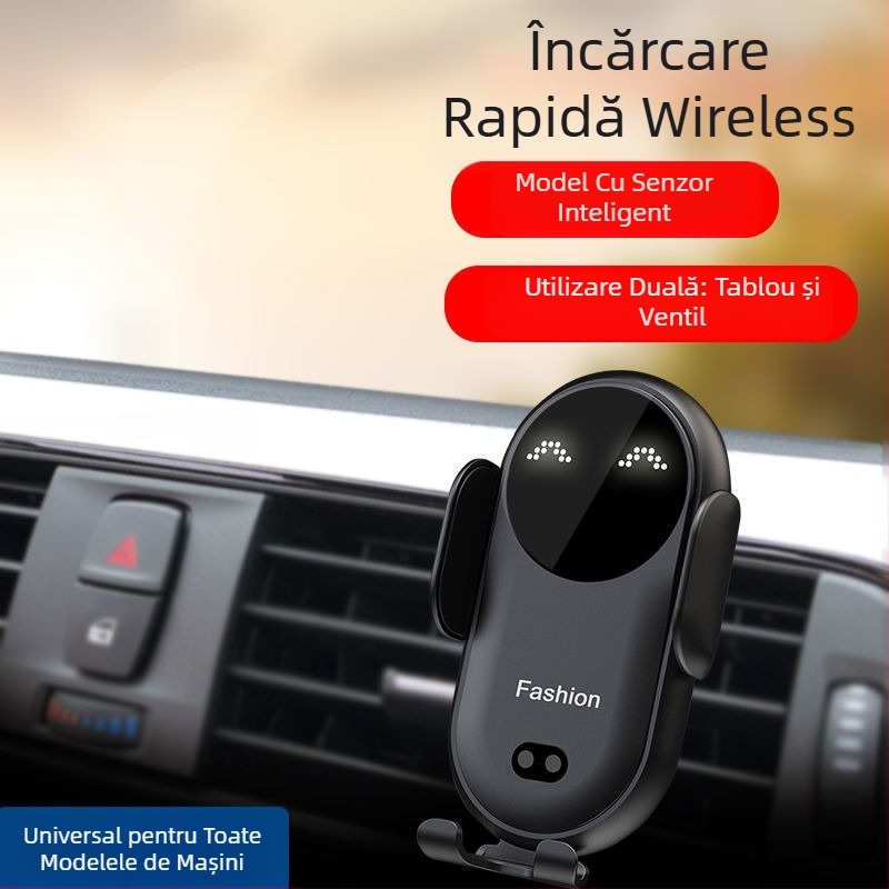 Suport încărcător wireless auto FYl, suport priză aer pentru încărcător auto, navigație auto, suport universal pentru telefon mobil, inducție automată