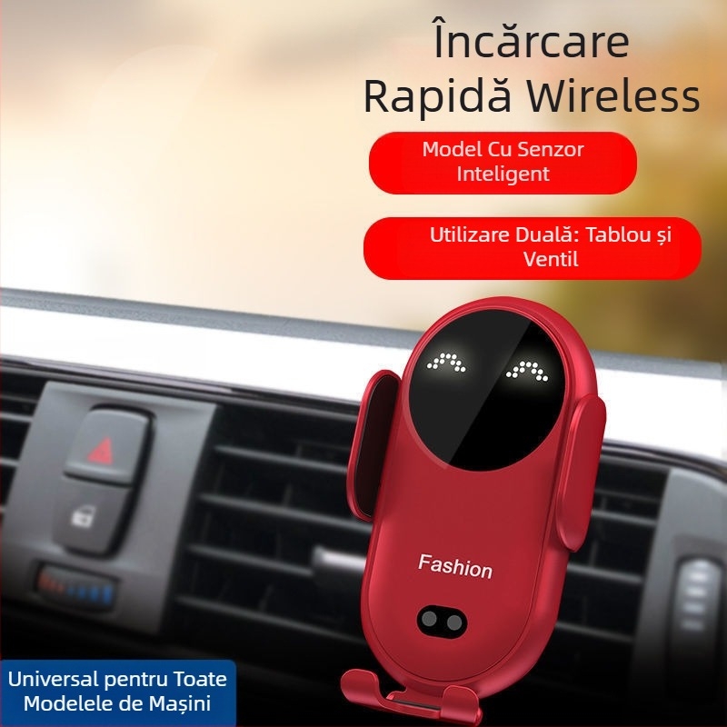 Suport încărcător wireless auto FYl, suport priză aer pentru încărcător auto, navigație auto, suport universal pentru telefon mobil, inducție automată