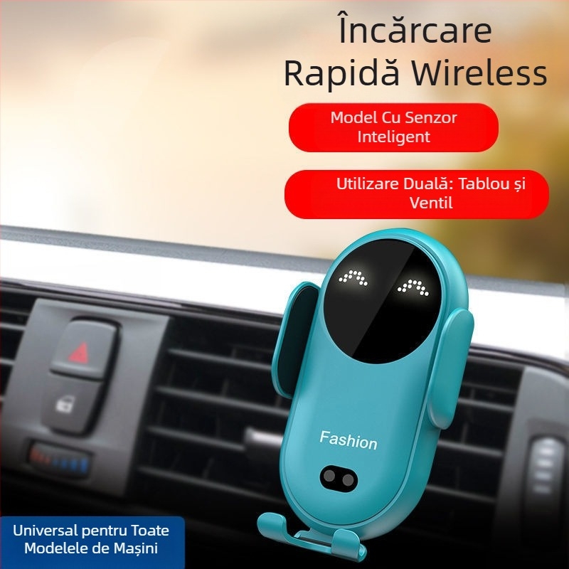 Suport încărcător wireless auto FYl, suport priză aer pentru încărcător auto, navigație auto, suport universal pentru telefon mobil, inducție automată