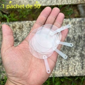 Autocolant de card Goo mini evantai transparent gol mini bebeluși DIY lucrat manual pentru grădiniță evantai mic en-gros
