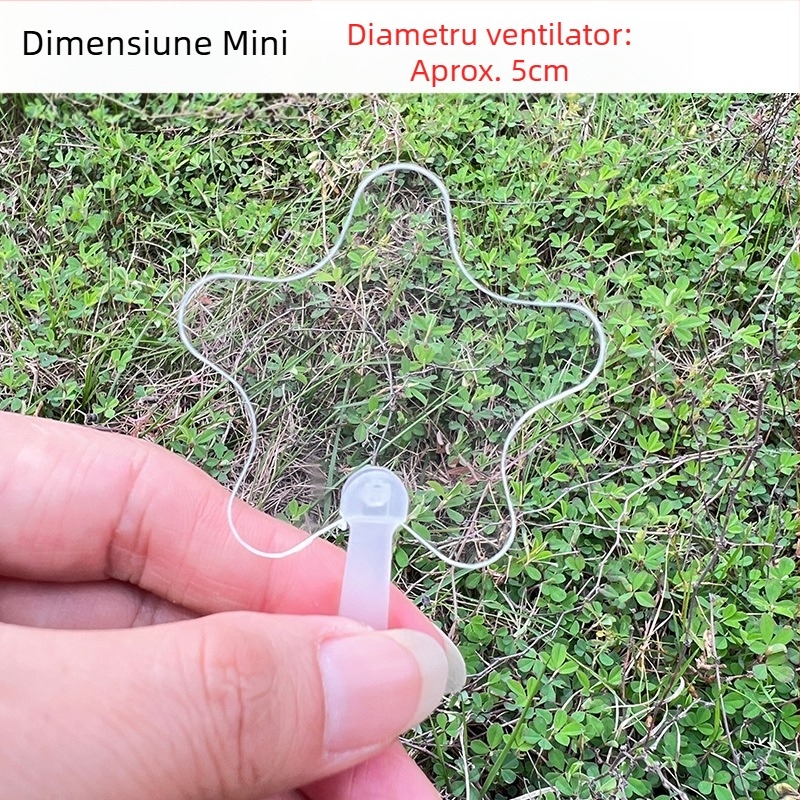 Autocolant de card Goo mini evantai transparent gol mini bebeluși DIY lucrat manual pentru grădiniță evantai mic en-gros