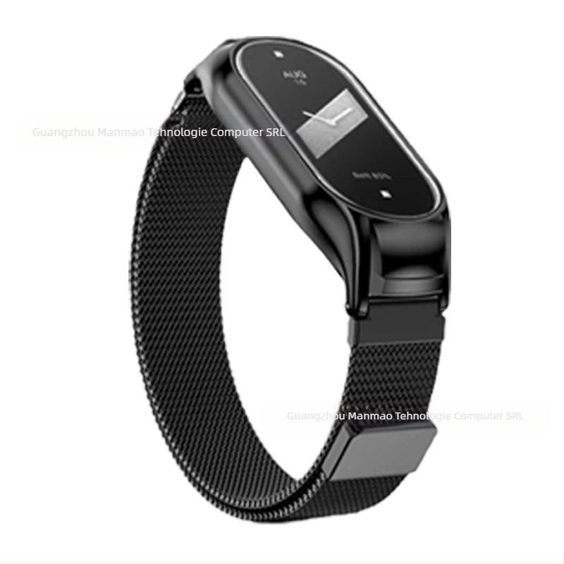 Potrivit pentru Xiaomi Mi Band 10/9 Xiaomi Mi Band 8 Curea de ceas Xiaomi Mi Band 567 Brățară Metal Milan Atracție magnetică
