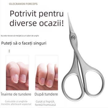Foarfece noi din oțel inoxidabil în stil rusesc pentru pielea moartă, manichiură, foarfece profesionale pentru tunderea pielii moarte, foarfece speciale pentru manichiură