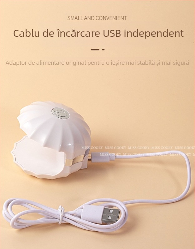 Mini aparat de terapie cu lumină pentru unghii cu pisică Q adorabil desen animat cu uscare rapidă a lipiciului pentru unghii cu LED-uri lampă de copt portabilă instrumente de artă pentru unghii en-gros