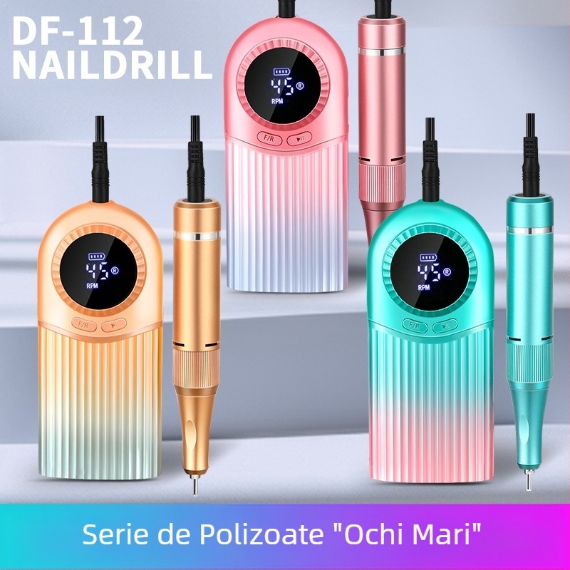 Mașină de găurit și dizolvant de ojă de mare putere și lungă durată, rapidă, silențioasă și fără vibrații, eficientă și silențioasă