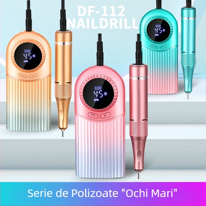 Mașină de găurit și dizolvant de ojă de mare putere și lungă durată, rapidă, silențioasă și fără vibrații, eficientă și silențioasă