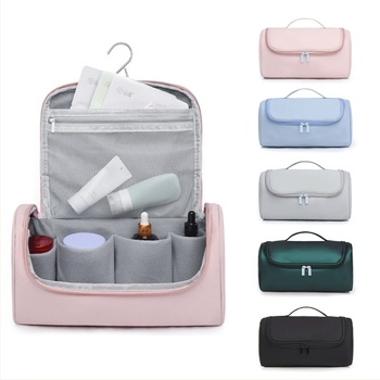 Instrument de înfrumusețare pentru păr creț, geantă de toaletă portabilă roz piersică | Îndreptare păr creț | Geantă de depozitare Dyson