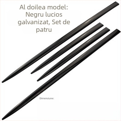 Autocolante decorative cromate electrolizate pentru uși auto, caroserie modificată, bandă anti-zgârieturi, autocolante din fibră de carbon