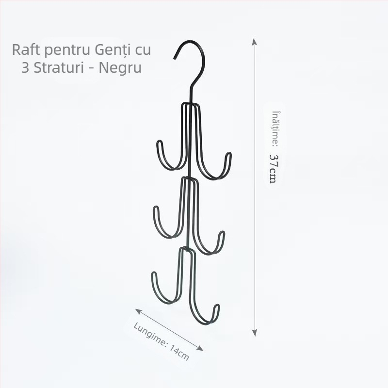 Noul produs Amazon, suport rotativ pentru geantă, cârlig de depozitare pentru haine, umeraș multifuncțional, multistrat, pentru garderobă, agățat cu geantă, artefact