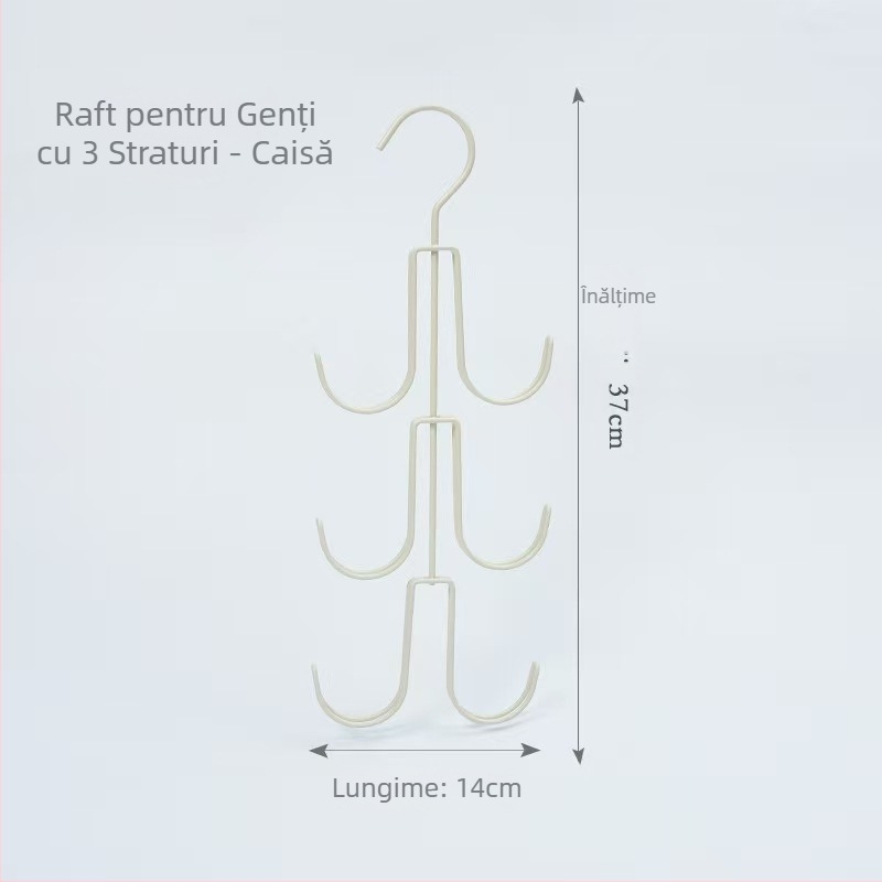 Noul produs Amazon, suport rotativ pentru geantă, cârlig de depozitare pentru haine, umeraș multifuncțional, multistrat, pentru garderobă, agățat cu geantă, artefact