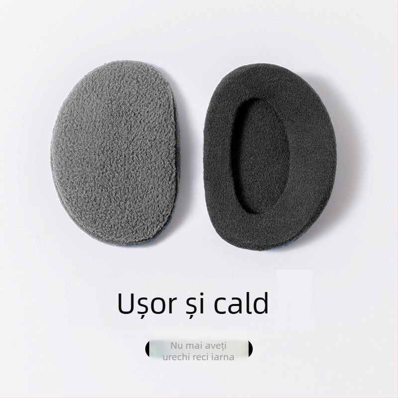 Căști de urechi germane din catifea pentru toamnă și iarnă, pentru bărbați și femei, căști de urechi divizate, rezistente la vânt și frig, plus căști de urechi mici, parfumate, din catifea
