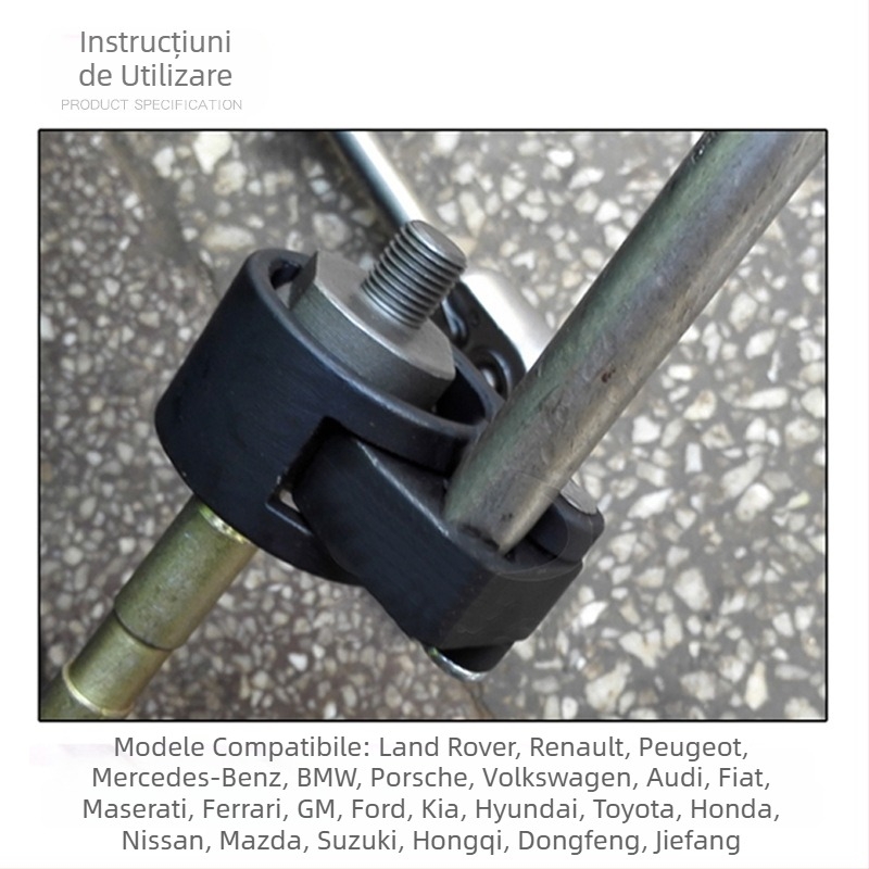 9Yw Mașină Ball Joint Removal Tool Rudder Key Auto Repair Auto Maintenance Removal Car Steering Gear Trage Tija Interior Ball Joint Tool