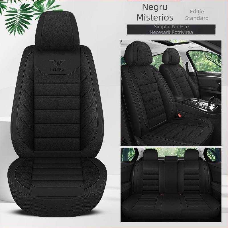 Pernă auto nouă pentru scaune auto, patru anotimpuri, universală, cu desene animate, înconjurată de material textil din in, sursă fabrică, comerț exterior, en-gros