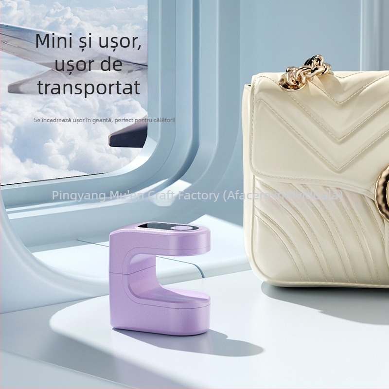 Lampă portabilă mică pentru unghii cu cuburi de zahăr, mini lampă de întărire cu uscare rapidă, aparat de fototerapie reîncărcabil, lampă de mână care nu se înnegrește