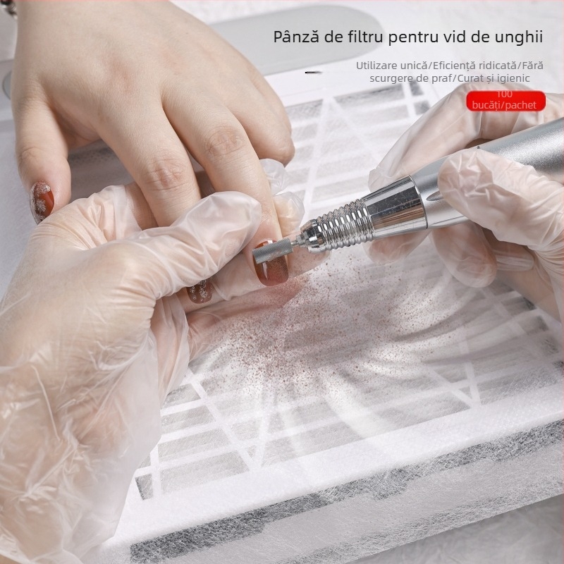 Cleaner de unghii transfrontalier filtru pânză înlocuire praf de unică folosință nețesute hârtie de filtru ustensile de unghii