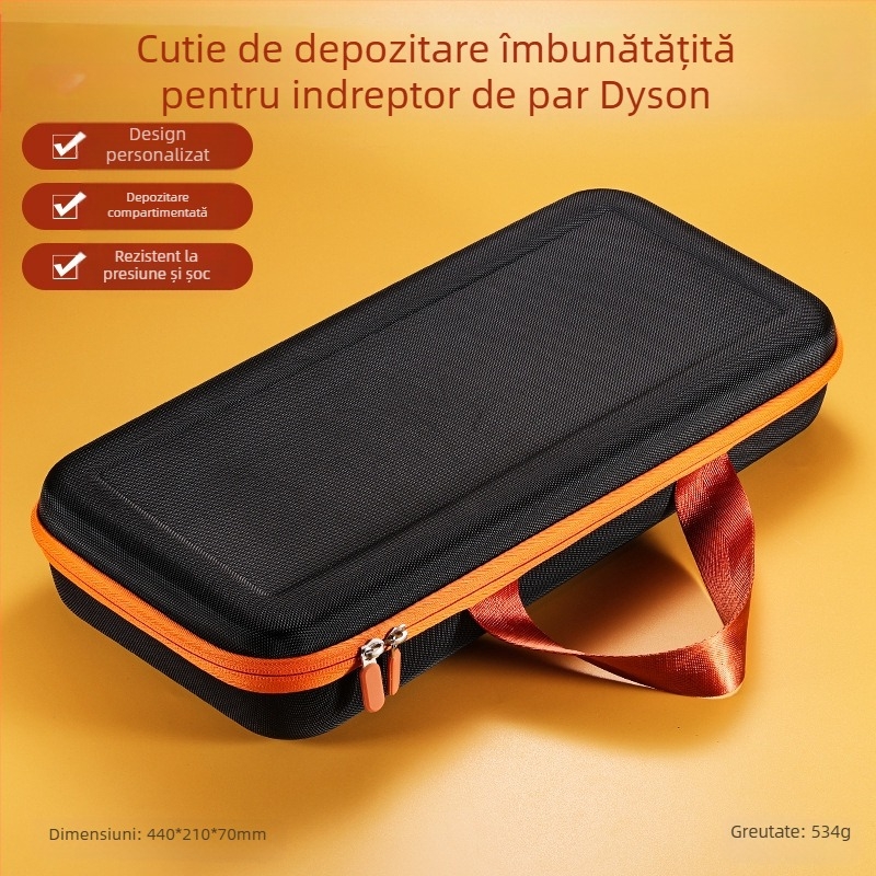 Potrivit pentru geanta de depozitare Dyson Flat Iron Airstrait Ht01, cutie de depozitare portabilă pentru îndreptat părul
