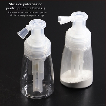 pudră de talc sub-ambalaj pudră sticlă pulverizatoare pudră Prickly Heat sticlă pulverizatoare pudră pufoasă controlul sebumului de păr sticlă pulverizatoare pudră pufoasă