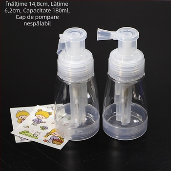 pudră de talc sub-ambalaj pudră sticlă pulverizatoare pudră Prickly Heat sticlă pulverizatoare pudră pufoasă controlul sebumului de păr sticlă pulverizatoare pudră pufoasă