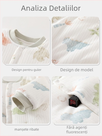 Nou-născuți bebeluși Haine de toamnă și de iarnă din bumbac cald Top Nou-născuți bebeluși din bumbac primăvară și toamnă iarnă haine de toamnă