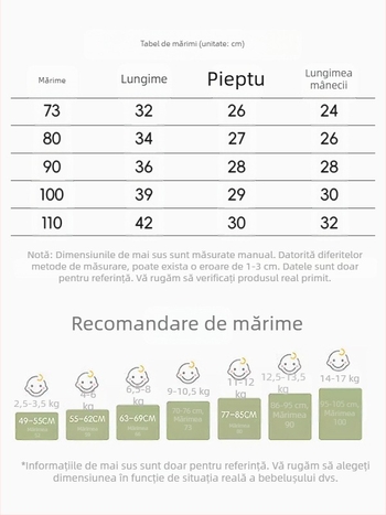 Nou-născuți bebeluși Haine de toamnă și de iarnă din bumbac cald Top Nou-născuți bebeluși din bumbac primăvară și toamnă iarnă haine de toamnă