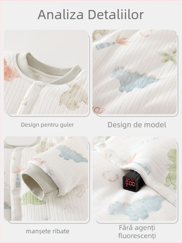 Nou-născuți bebeluși Haine de toamnă și de iarnă din bumbac cald Top Nou-născuți bebeluși din bumbac primăvară și toamnă iarnă haine de toamnă