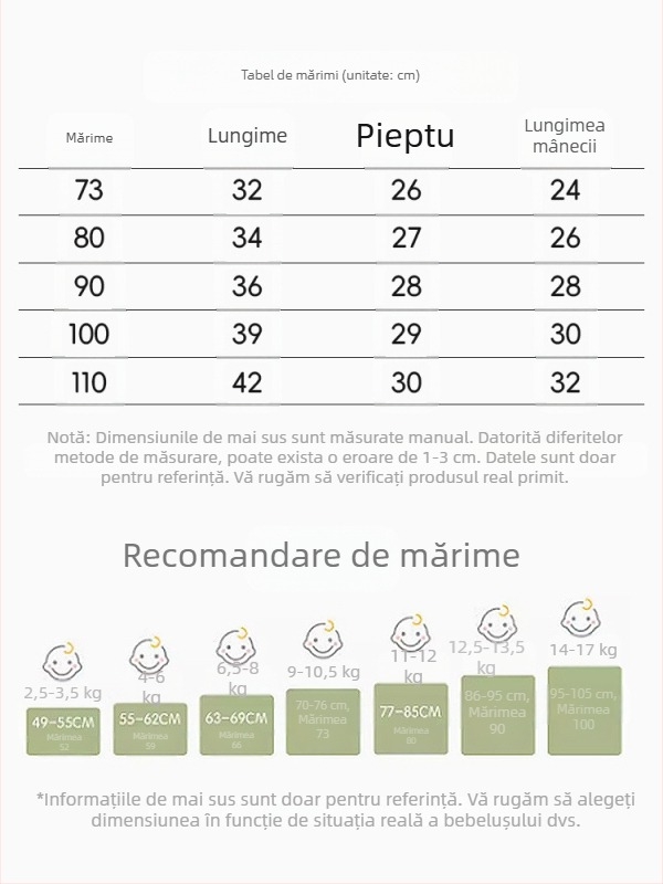 Nou-născuți bebeluși Haine de toamnă și de iarnă din bumbac cald Top Nou-născuți bebeluși din bumbac primăvară și toamnă iarnă haine de toamnă