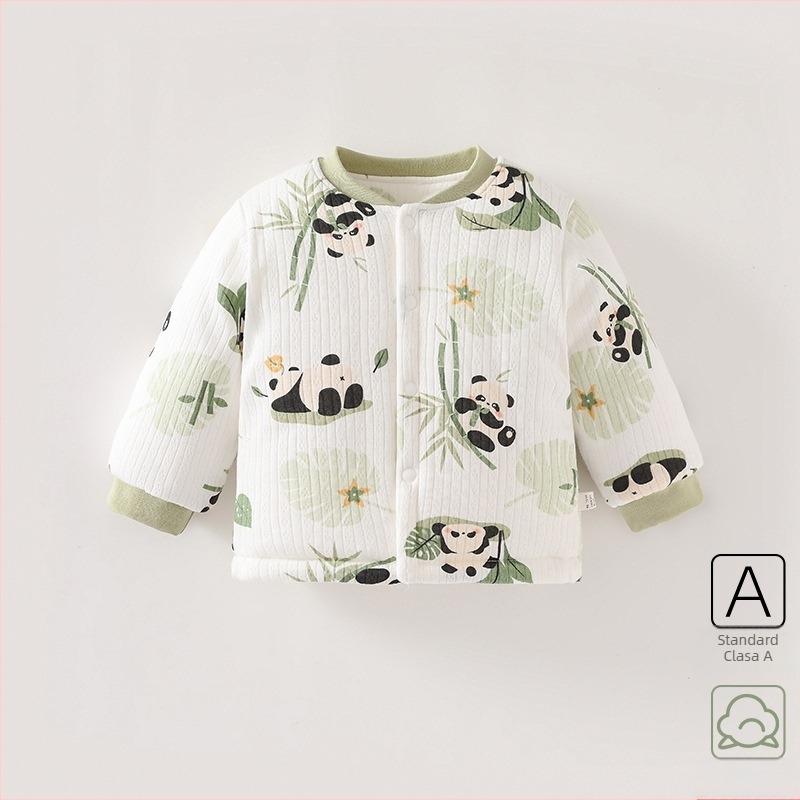 Nou-născuți bebeluși Haine de toamnă și de iarnă din bumbac cald Top Nou-născuți bebeluși din bumbac primăvară și toamnă iarnă haine de toamnă