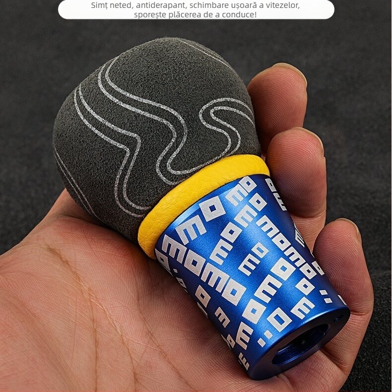 Cap de angrenaj original Momo, cap de angrenaj de înaltă calitate, cap de angrenaj cu băț ondulat, cap de angrenaj modificat, cap de angrenaj mat, graffiti