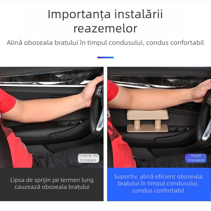 Furnizare directă din fabrică, cotiera auto, cotiera stânga, suport universal din piele, cotiera centrală, cotiera transfrontalieră