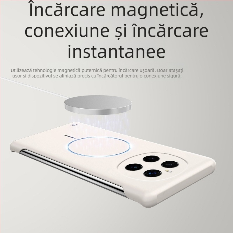 Carcasă de telefon mobilă moale, fără margini, potrivită pentru Honor Magic7Pro, nouă carcasă magnetică Magic6, ultra-subțire, mată Gtpro