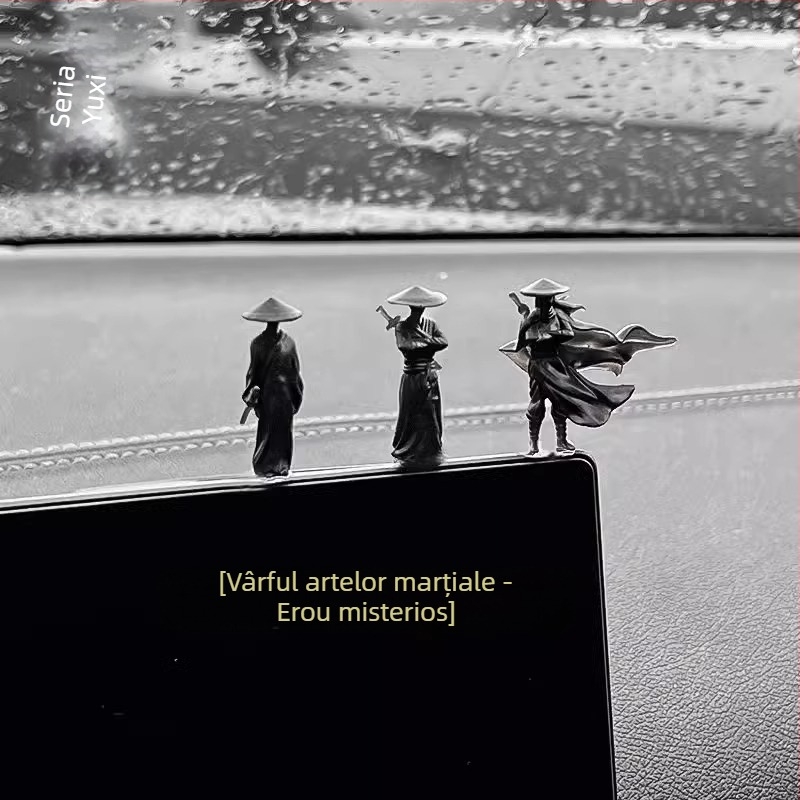 2025 Jianghu Love Chivalrous Decor de consolă laterală pentru geam auto Jianghu Stil antic Vindecător Decorațiune interioară auto